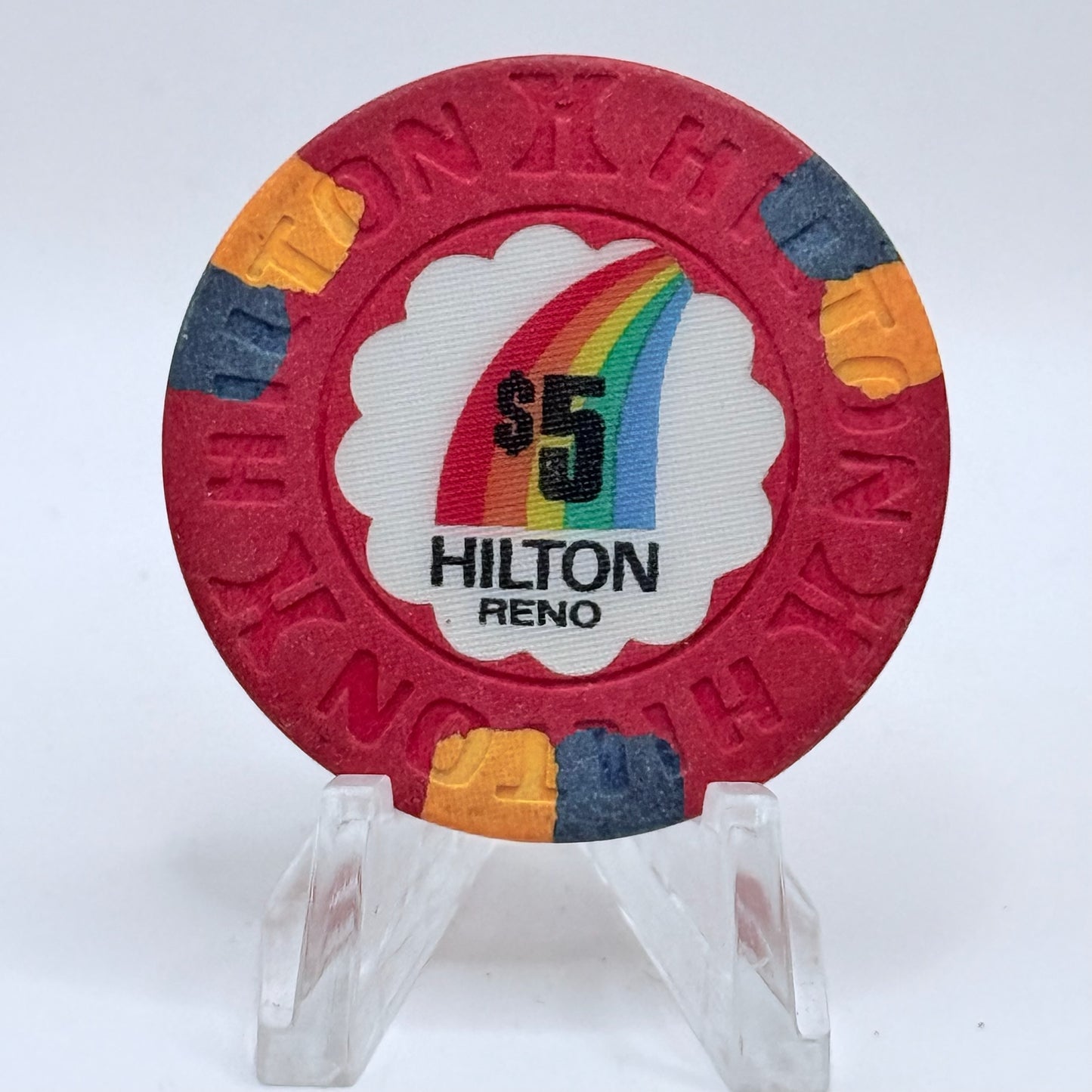 Hilton Reno Reno Nevada 1984 $5 Casino Chip N4603