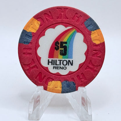 Hilton Reno Reno Nevada 1984 $5 Casino Chip N4603