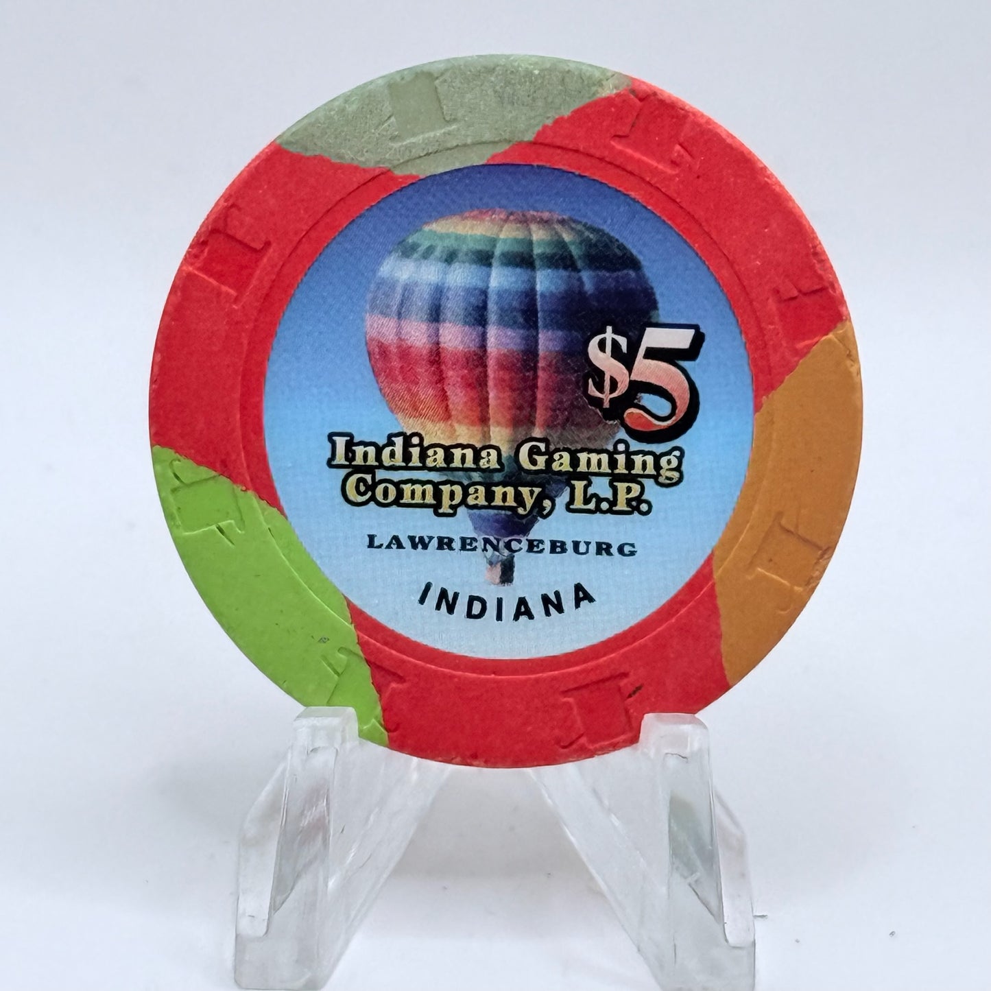 Argosy Casino Lawrenceburg Indiana 2008 $5 Casino Chip