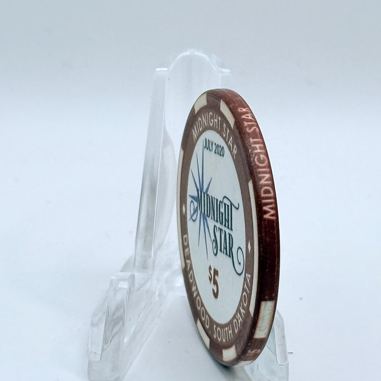 Midnight Star Deadwood South Dakota 2020 $5 Casino Chip