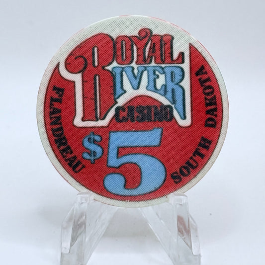 Royal River Casino Flandreau South Dakota $5 Casino Chip