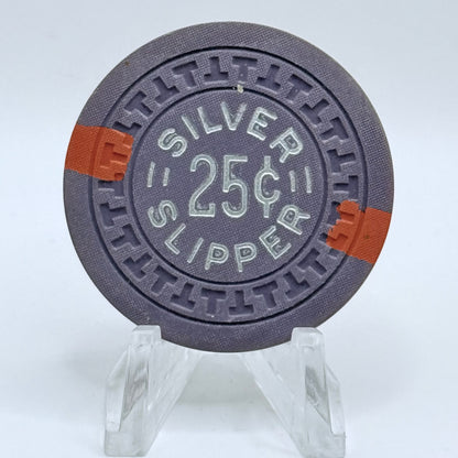 Silver Slipper Las Vegas Nevada 1950s LE $0.25 Casino Chip N2177