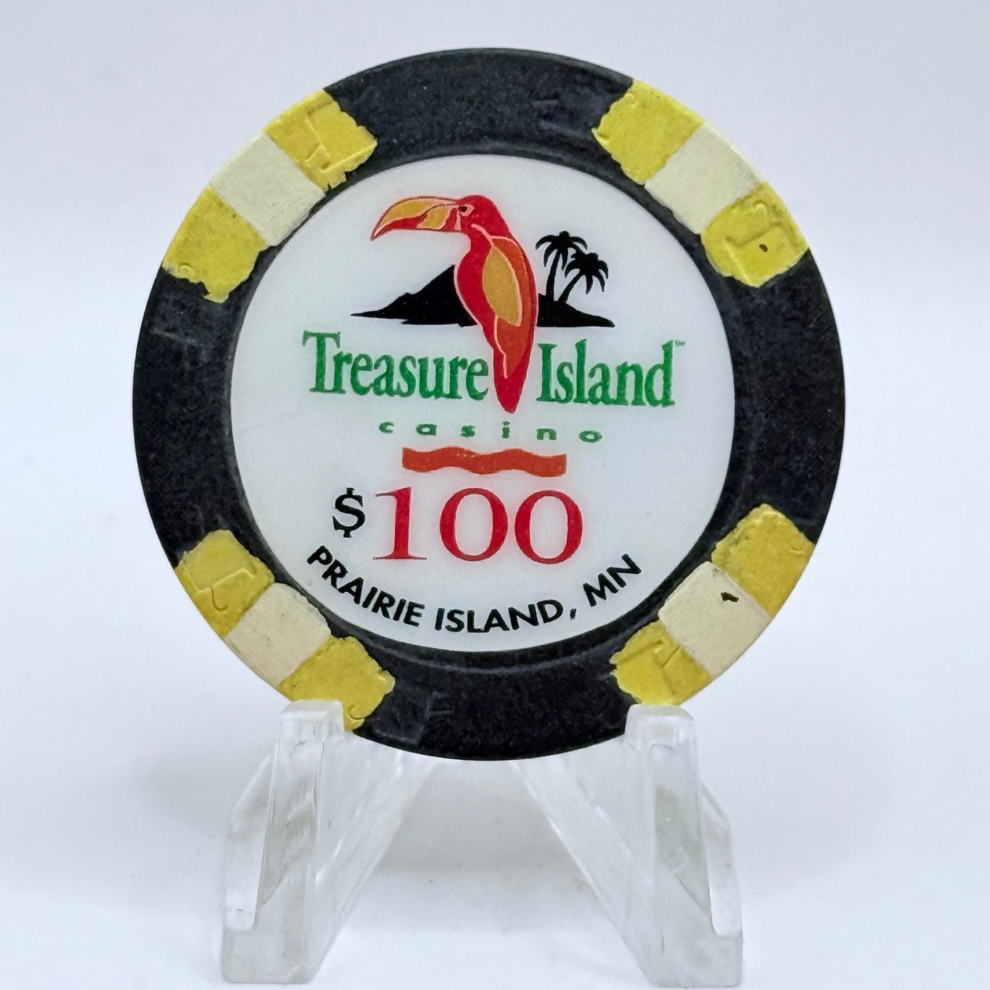 Treasure Island Red Wing Minnesota $100 Casino Chip