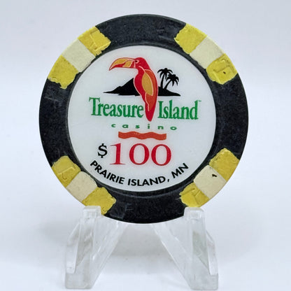 Treasure Island Red Wing Minnesota $100 Casino Chip