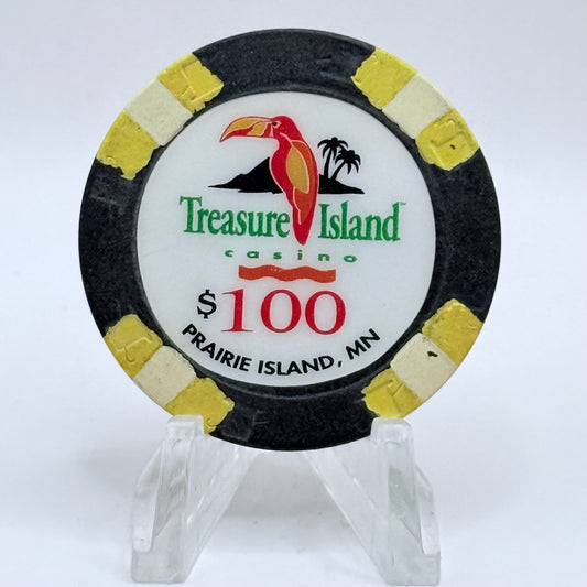 Treasure Island Red Wing Minnesota $100 Casino Chip