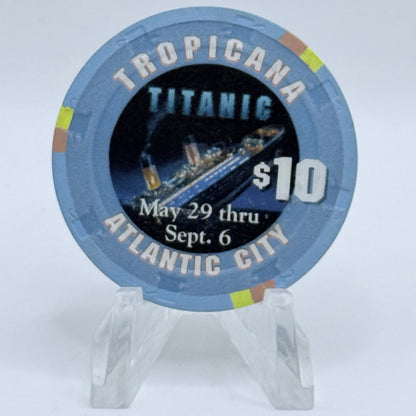 Tropicana Atlantic City New Jersey 2000 'Titanic' LE $10 Casino Chip