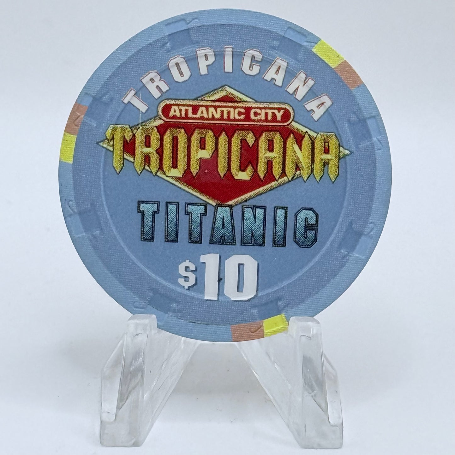 Tropicana Atlantic City New Jersey 2000 'Titanic' LE $10 Casino Chip