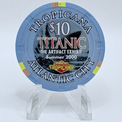 Tropicana Atlantic City New Jersey 2000 'Titanic, The Artifact Exhibit' LE $10 Casino Chip