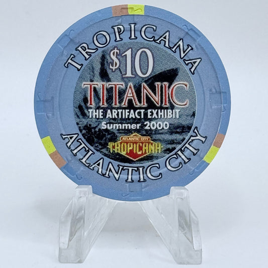 Tropicana Atlantic City New Jersey 2000 'Titanic, The Artifact Exhibit' LE $10 Casino Chip