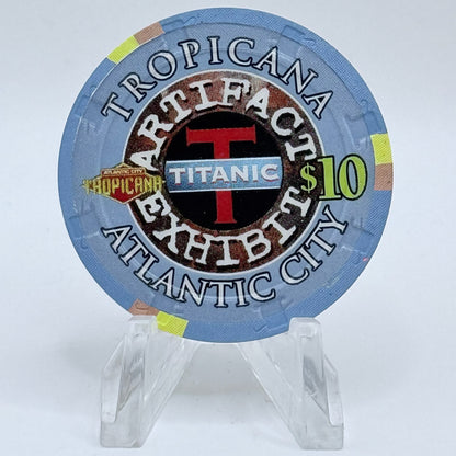 Tropicana Atlantic City New Jersey 2000 'Titanic, The Artifact Exhibit' LE $10 Casino Chip