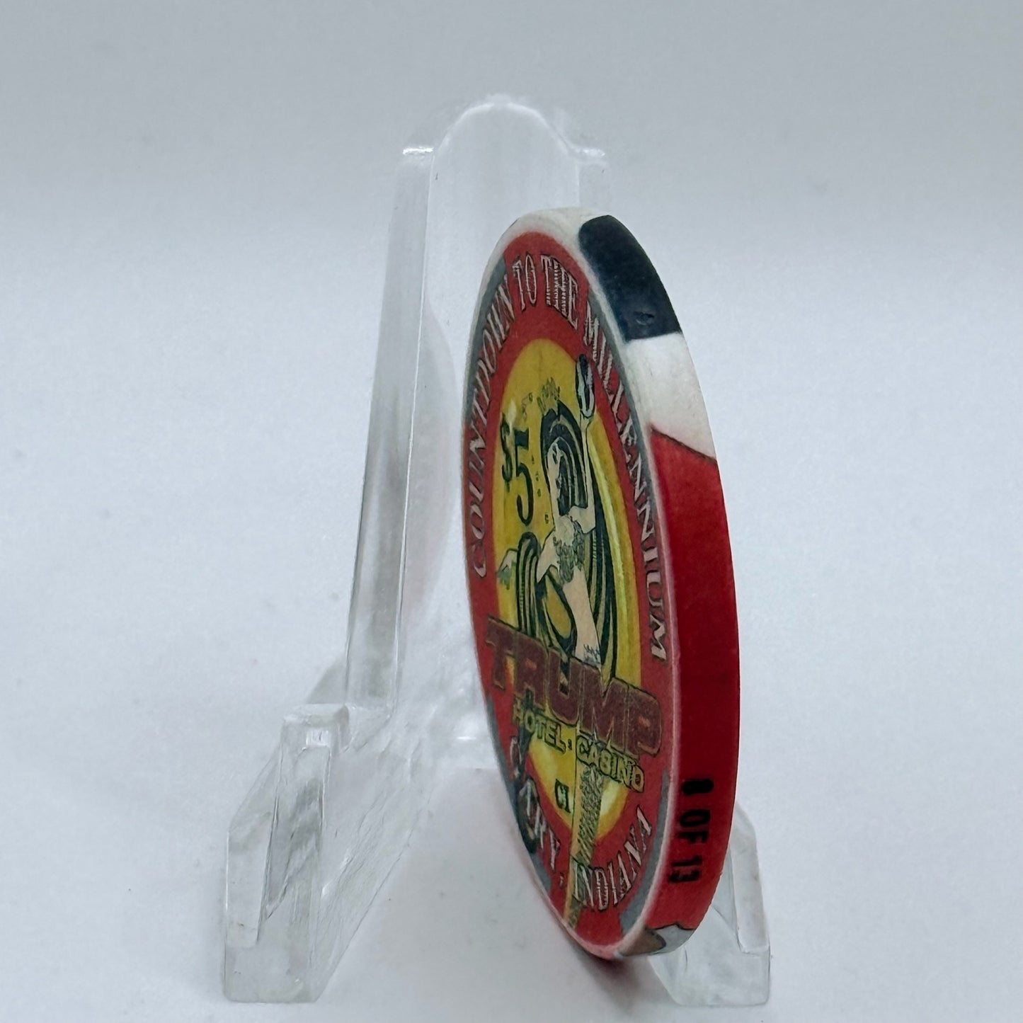 Trump Casino Gary Indiana 'Madame Moustache' Series 10 LE Casino Chip