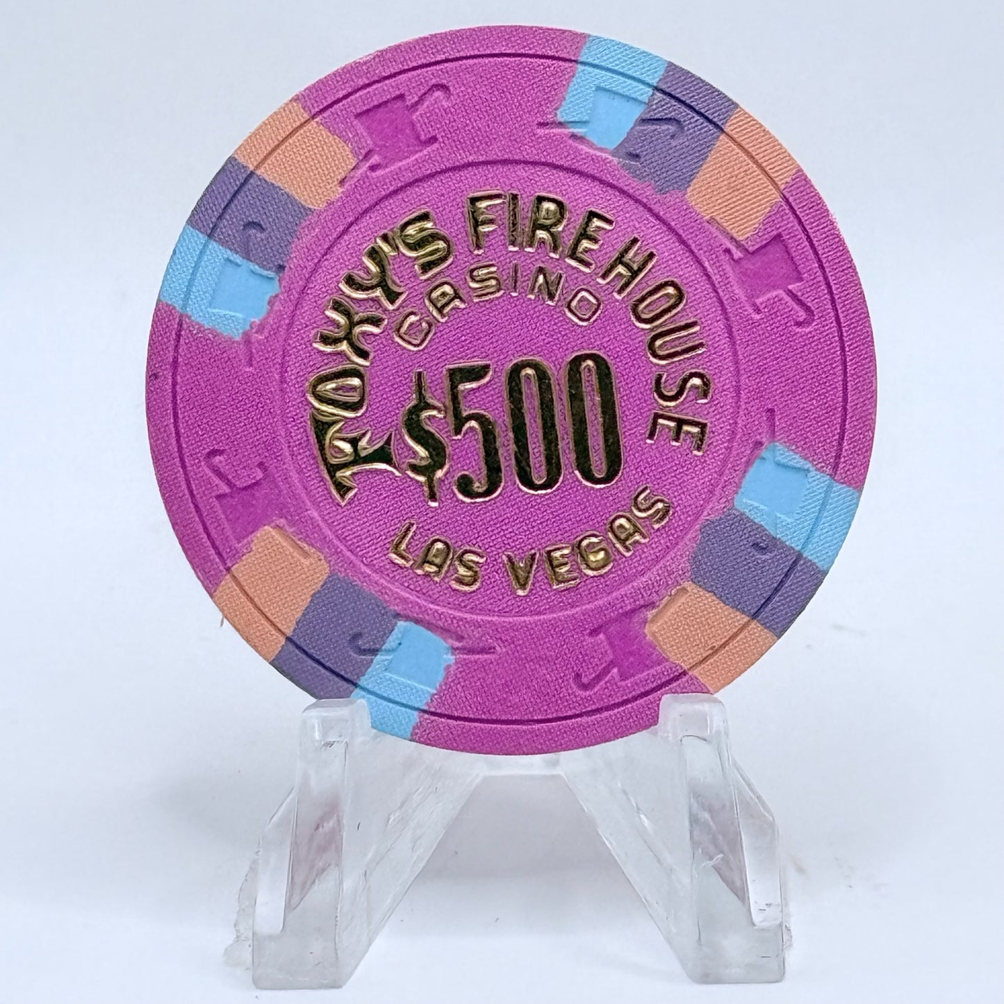 Foxy's Firehouse Las Vegas Nevada 1995 $500 Imitation Chip N7939
