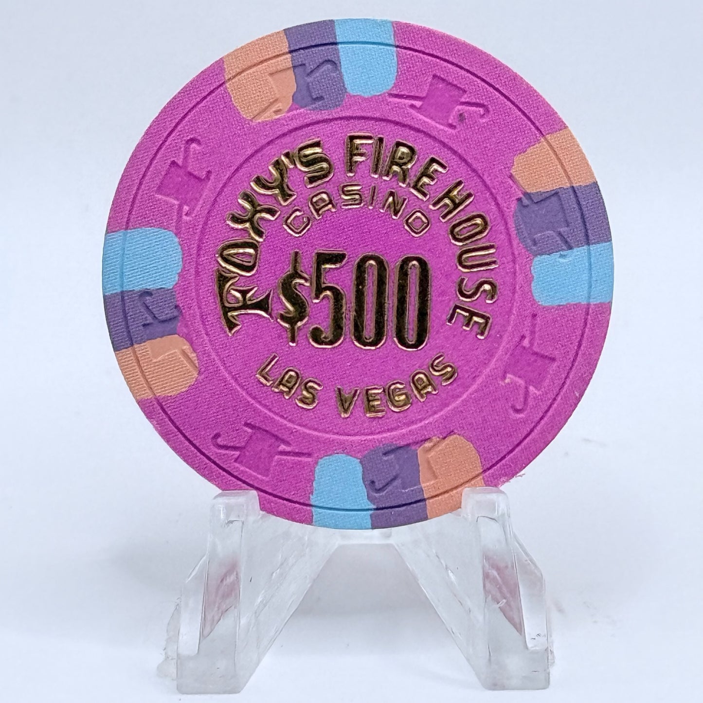 Foxy's Firehouse Las Vegas Nevada 1995 $500 Imitation Chip N7939