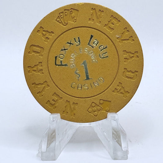 Foxxy Lady N. Las Vegas Nevada 1974 $1 Casino Chip N6080