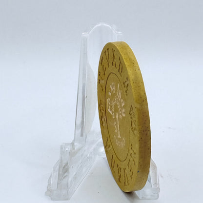 Foxxy Lady N. Las Vegas Nevada 1974 $1 Borland Imitation Casino Chip N6080.1