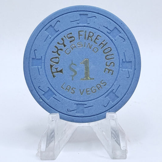 Foxy's Firehouse Las Vegas Nevada 1980s $1 Casino Chip N1626