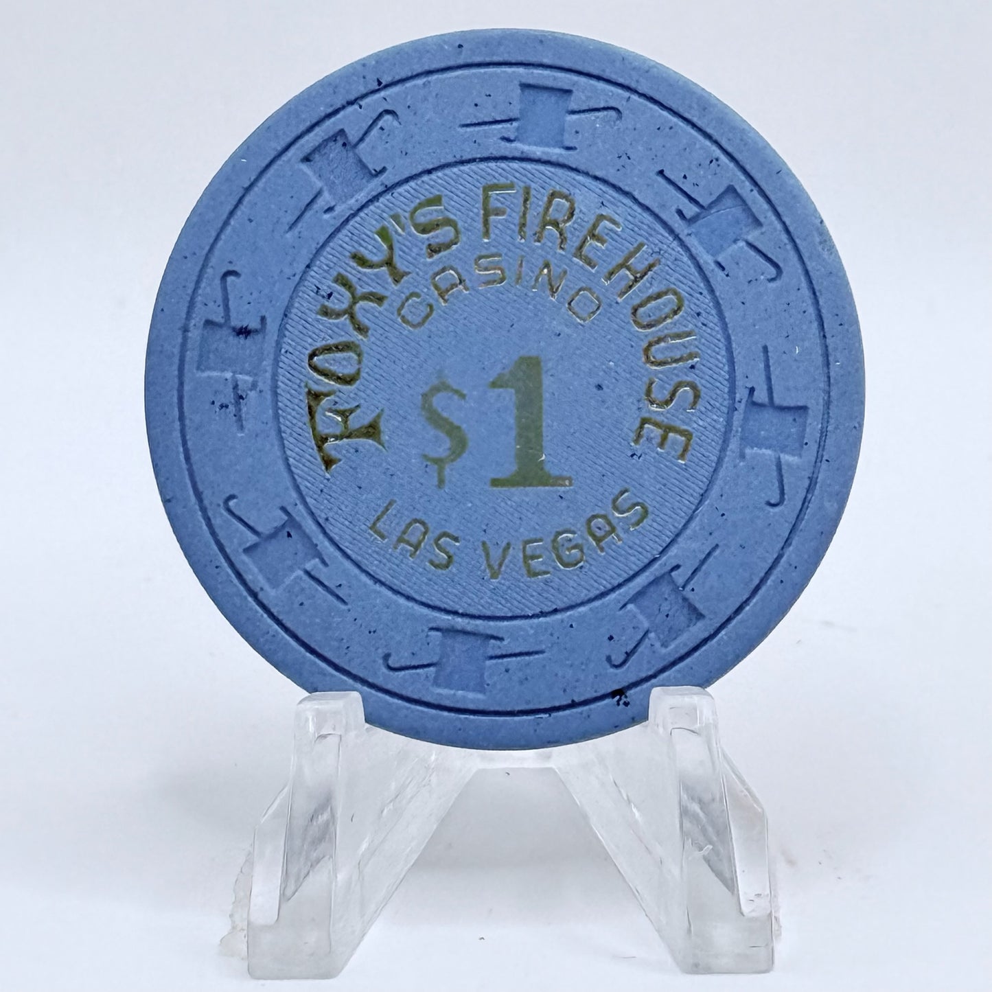 Foxy's Firehouse Las Vegas Nevada 1980s $1 Casino Chip N1626