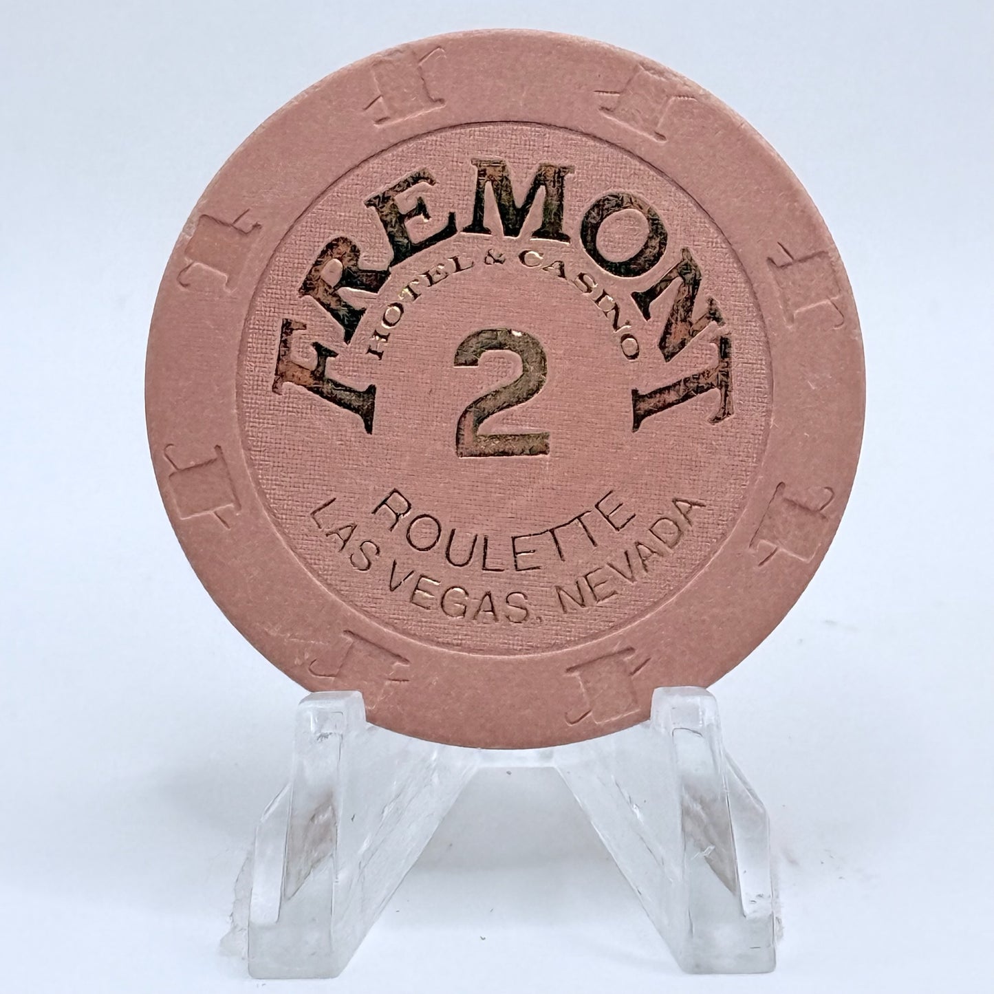 Fremont Las Vegas Nevada 2004 Series 202 Roulette Casino Chip E3460