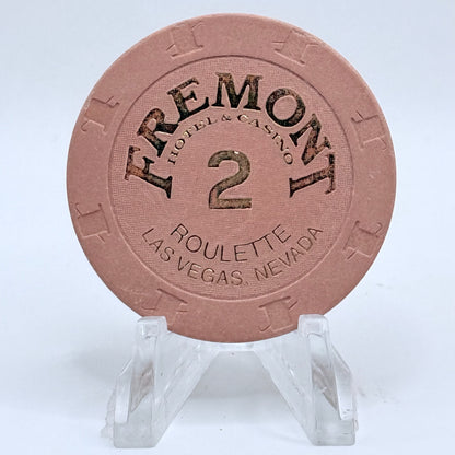 Fremont Las Vegas Nevada 2004 Series 202 Roulette Casino Chip E3460