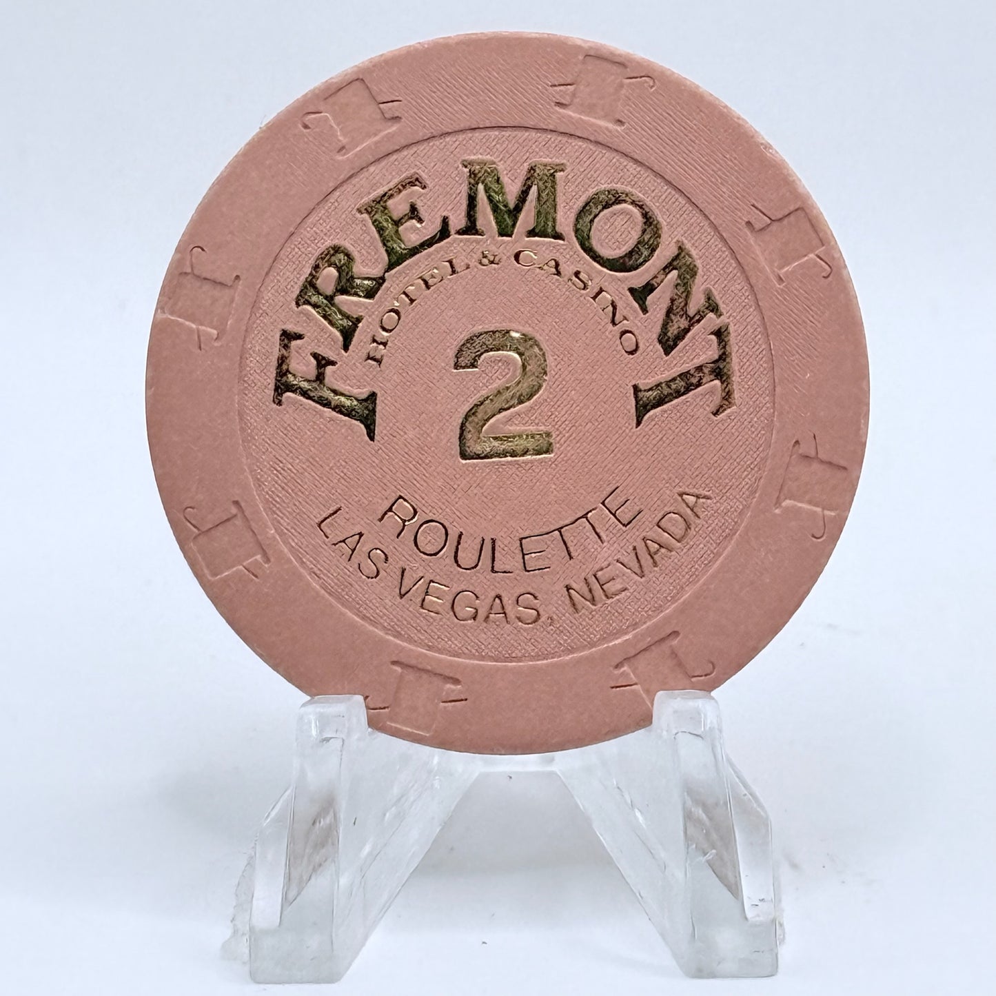 Fremont Las Vegas Nevada 2004 Series 202 Roulette Casino Chip E3460