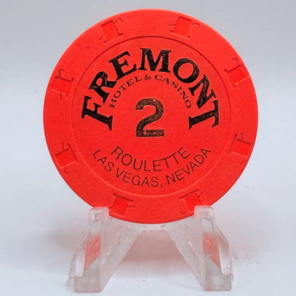Fremont Las Vegas Nevada 2004 Series 202 Roulette Casino Chip E3460