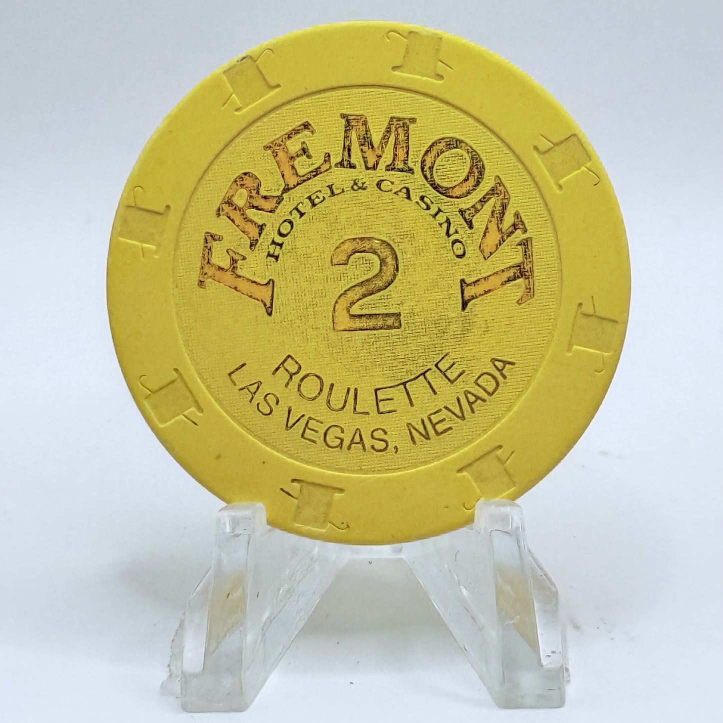 Fremont Las Vegas Nevada 2004 Series 2 Roulette Casino Chip E3460