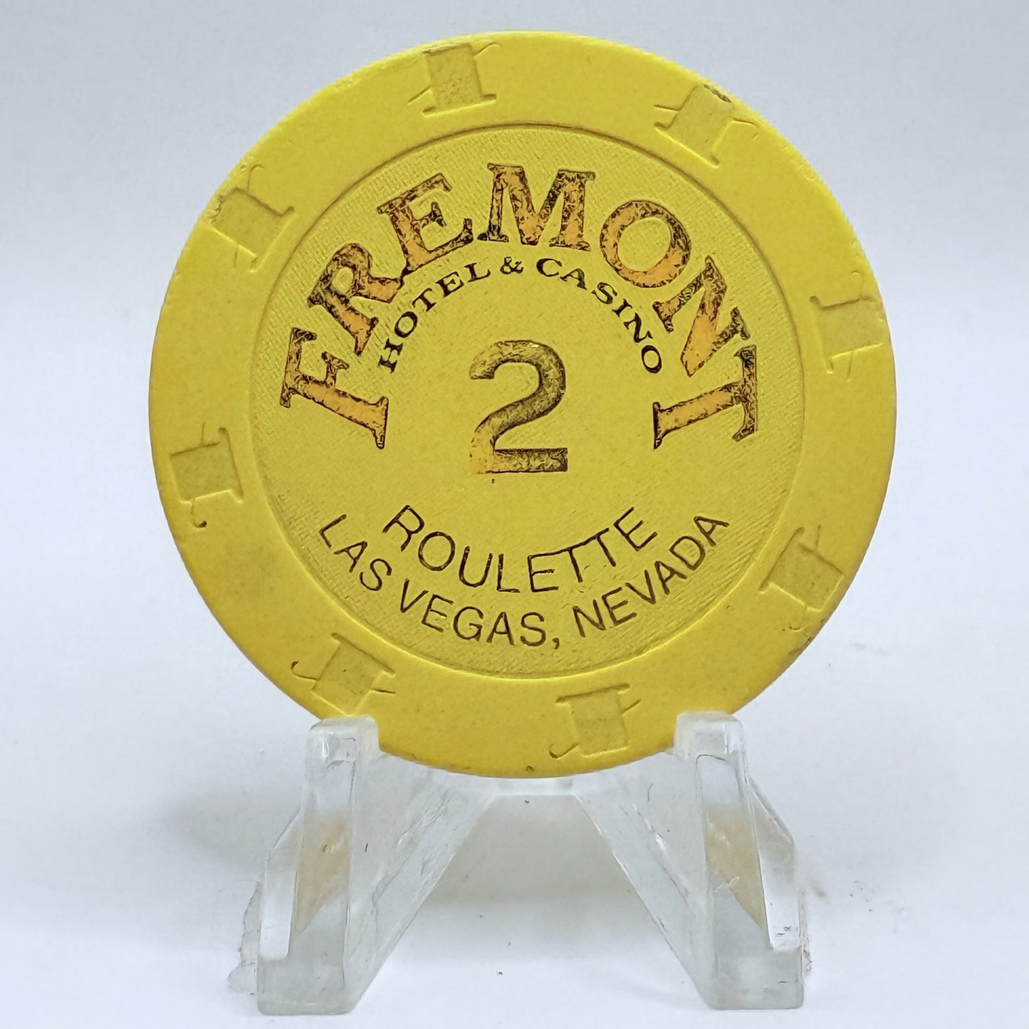 Fremont Las Vegas Nevada 2004 Series 2 Roulette Casino Chip E3460