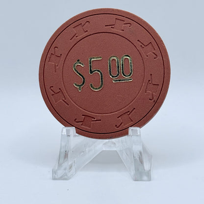Aladdin Las Vegas Nevada $5 Casino Chip E0008