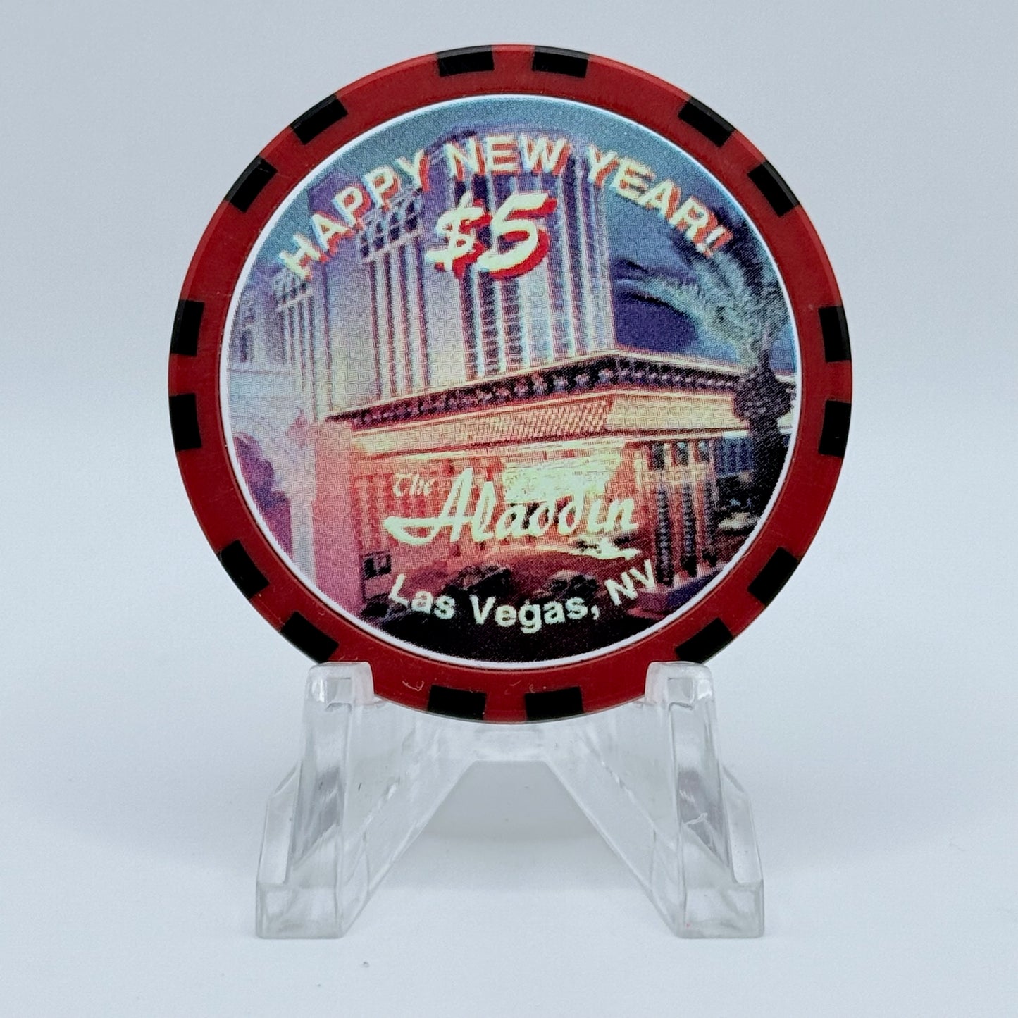 Aladdin Las Vegas Nevada 1995 'Kenny G' LE $5 Casino Chip N0527