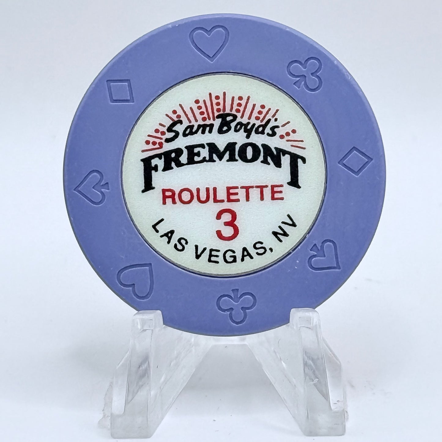 Fremont Las Vegas Nevada 1990s Series 183 Roulette Casino Chip N8397