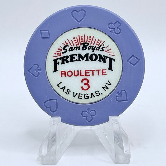 Fremont Las Vegas Nevada 1990s Series 183 Roulette Casino Chip N8397