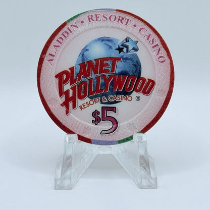 Aladdin Resort & Casino Las Vegas Nevada 2005 'Sheena Easton' LE $5 Casino Chip E4711