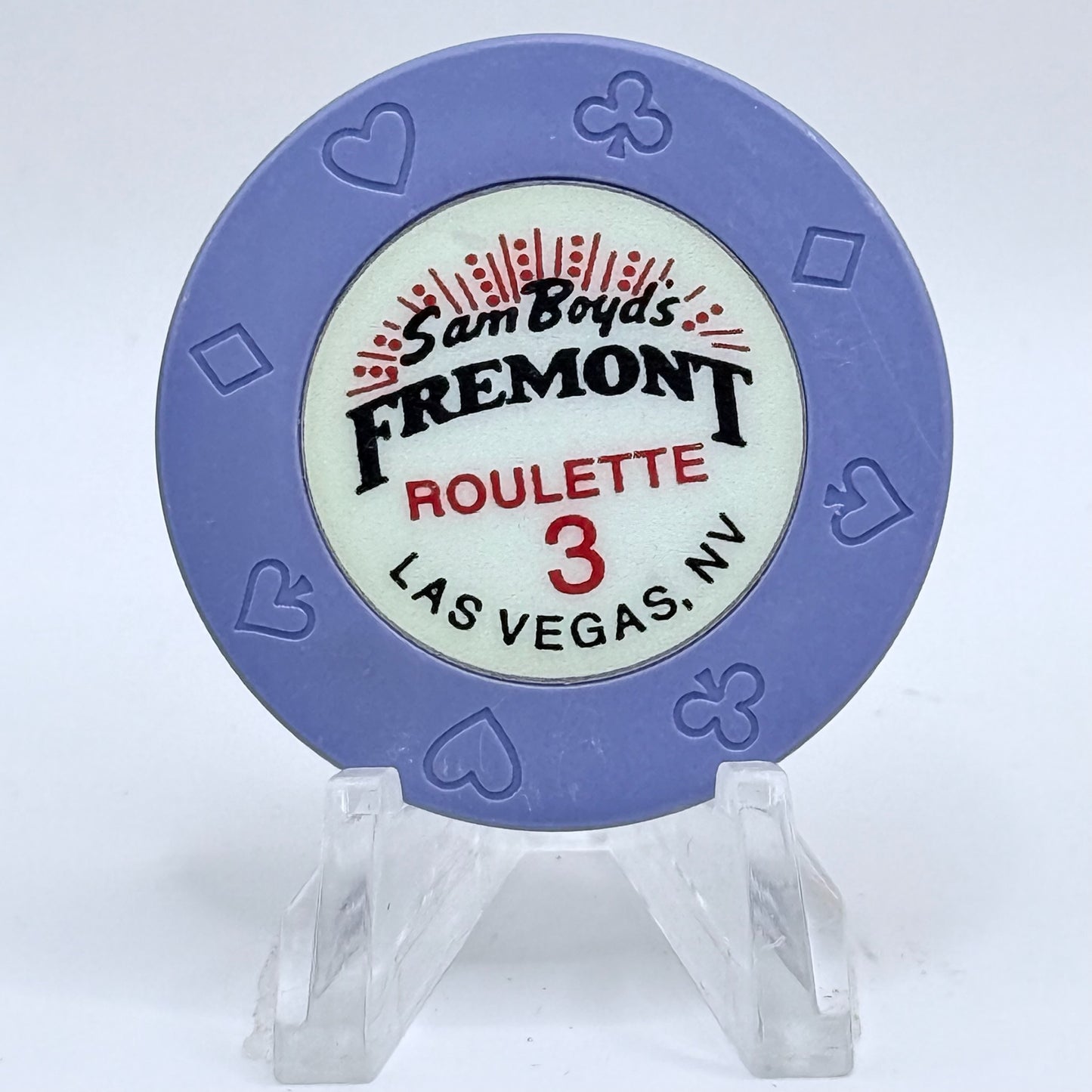 Fremont Las Vegas Nevada 1990s Series 183 Roulette Casino Chip N8397
