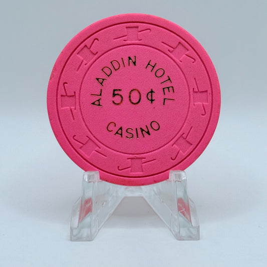 Aladdin Las Vegas Nevada $0.50 Casino Chip N1333