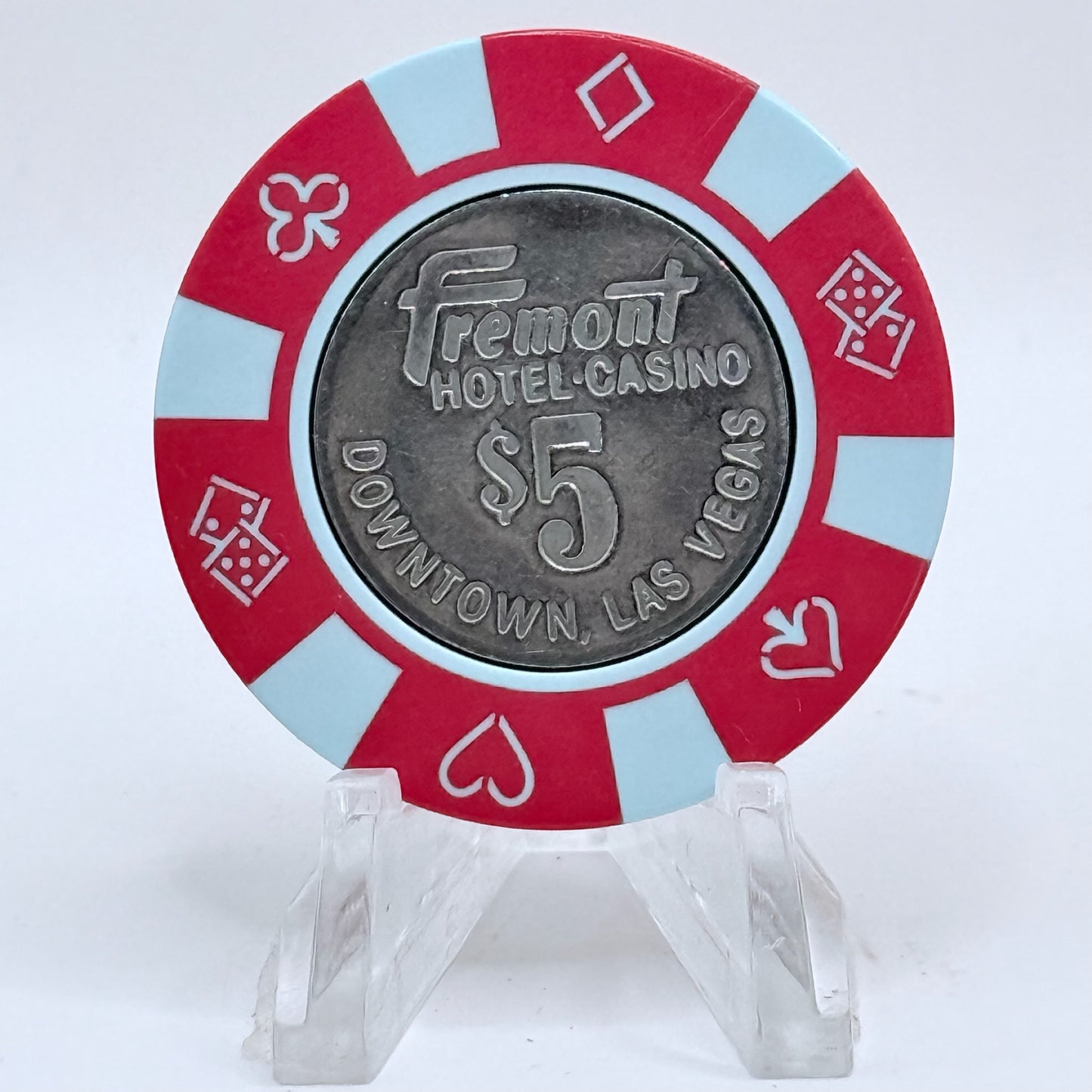 Fremont Las Vegas Nevada 1989 $5 Casino Chip N1634