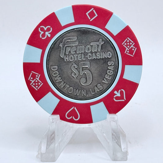 Fremont Las Vegas Nevada 1989 $5 Casino Chip N1634