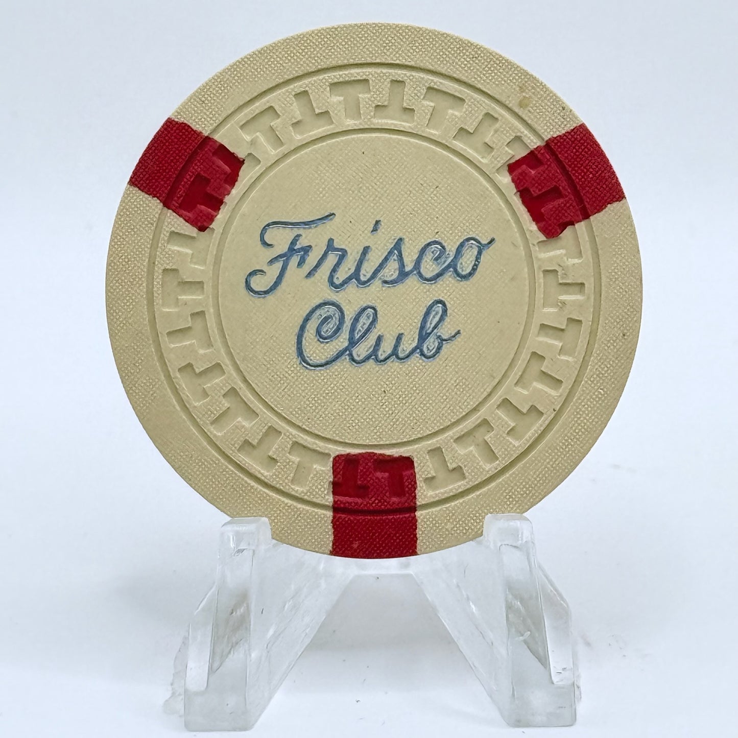 Frisco Club Reno Nevada 1951 LE $100 Casino Chip N7670