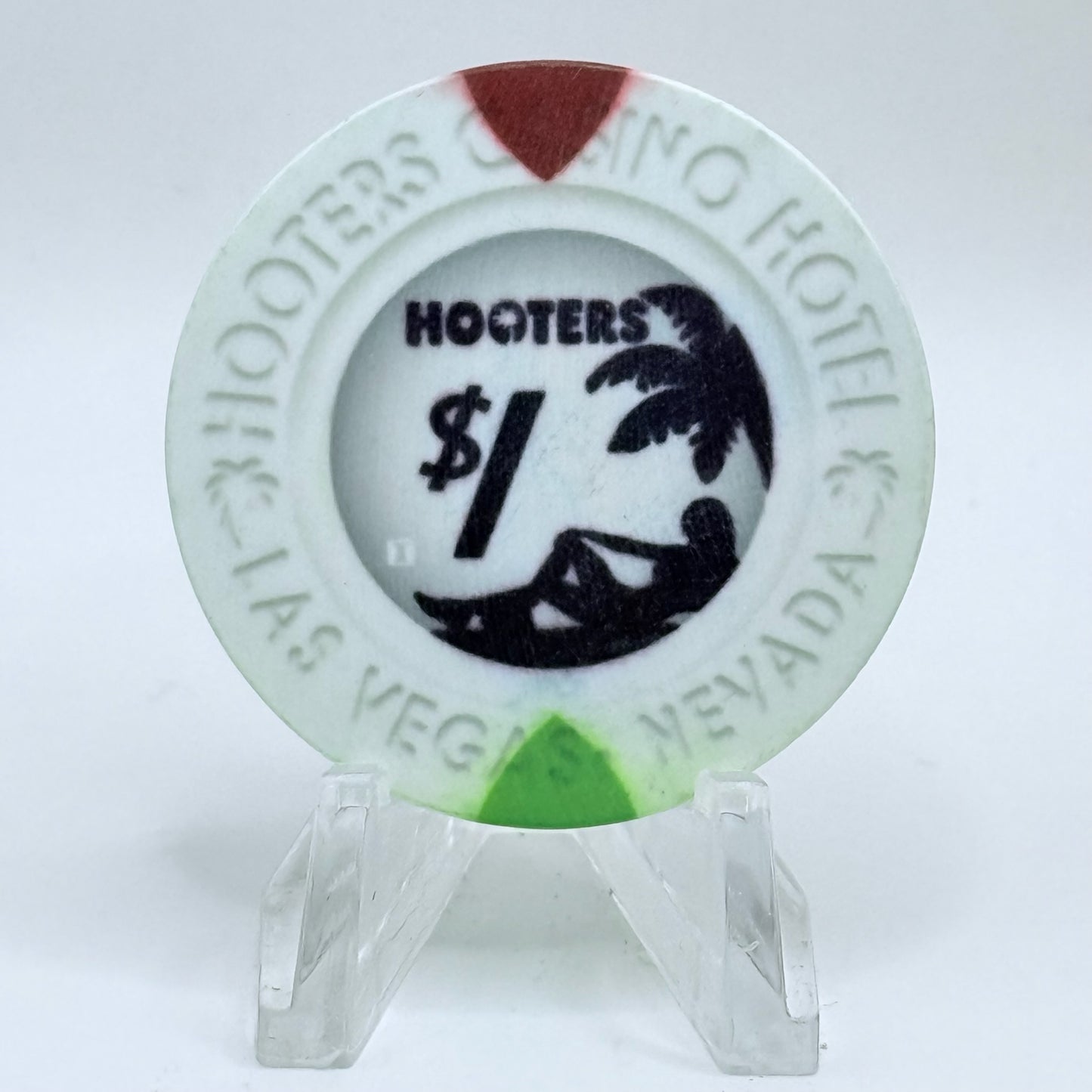 Hooters Casino Hotel Las Vegas Nevada 2012 $1 Casino Chip D0867