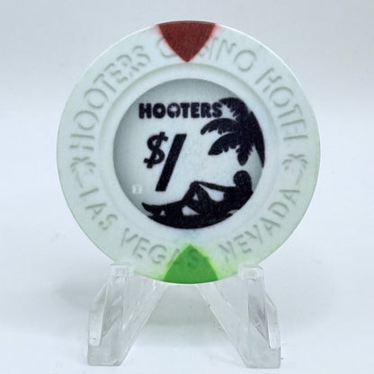 Hooters Casino Hotel Las Vegas Nevada 2012 $1 Casino Chip D0867