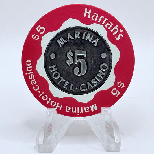 Harrah's (Marina) Atlantic City New Jersey $5 Casino Chip