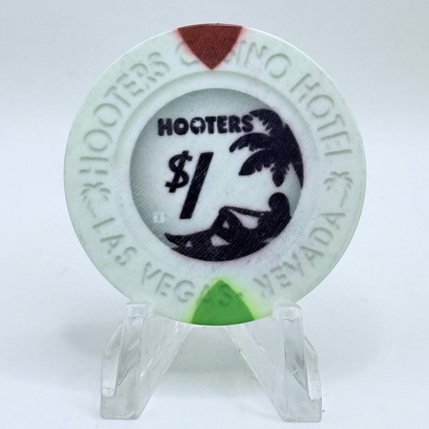 Hooters Casino Hotel Las Vegas Nevada 2012 $1 Casino Chip D0867