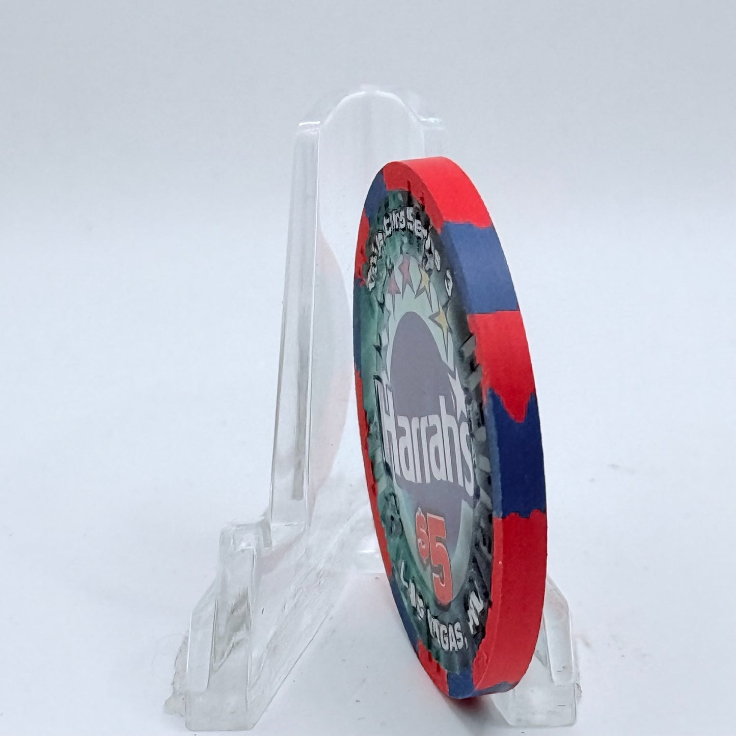 Harrah's Las Vegas Nevada 2002 'Big Game Day XXXVI' LE $5 Casino Chip V8902