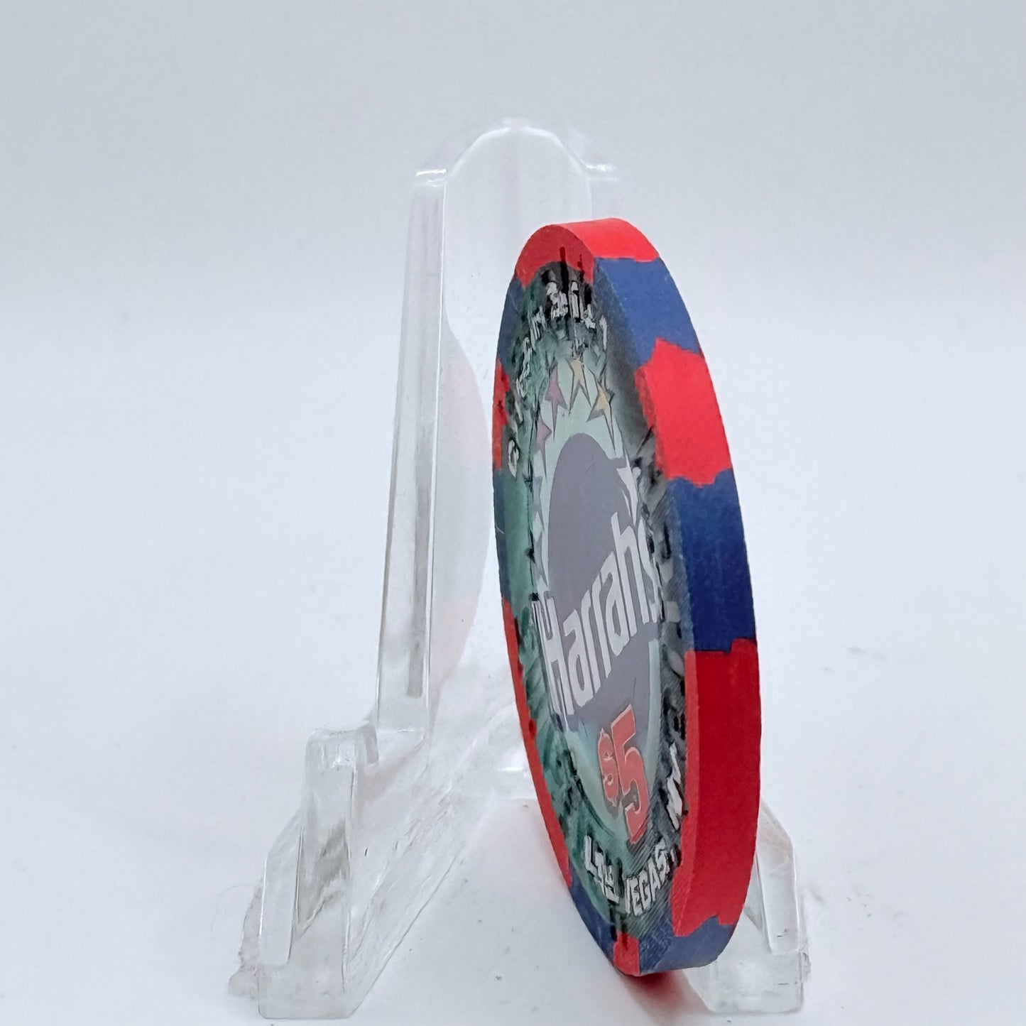 Harrah's Las Vegas Nevada 2002 'Big Game Day XXXVI' LE $5 Casino Chip V8900