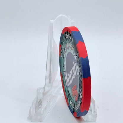 Harrah's Las Vegas Nevada 2002 'Big Game Day XXXVI' LE $5 Casino Chip V8900