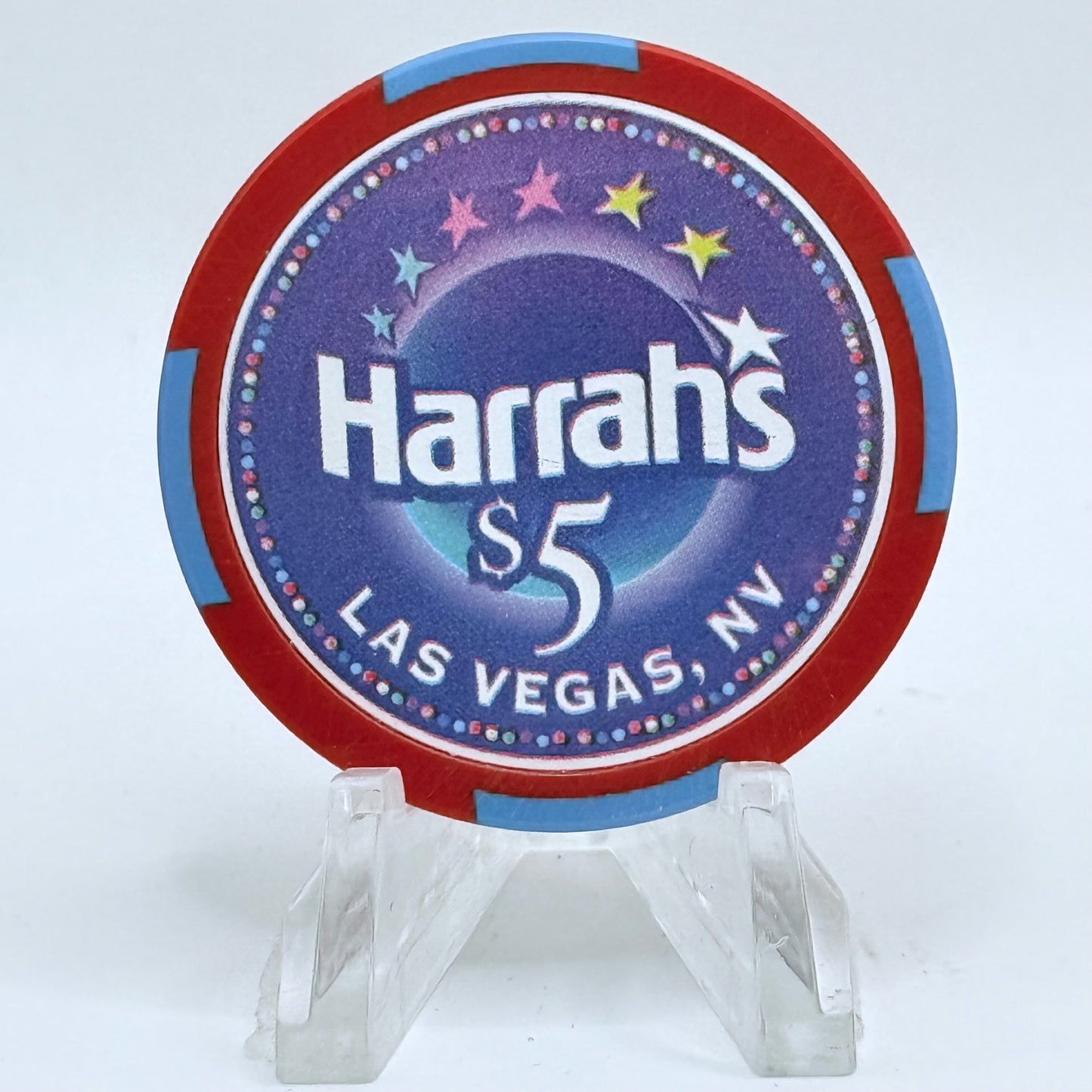Harrah's Las Vegas Nevada 2004 'Shoot Out' LE $5 Casino Chip E3345