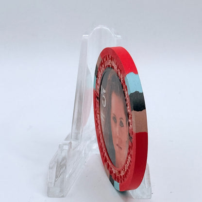 Hooters Casino Hotel Las Vegas Nevada 2007 'February Calendar Girl - Michelle' Series 5 LE $5 Casino Chip E5891