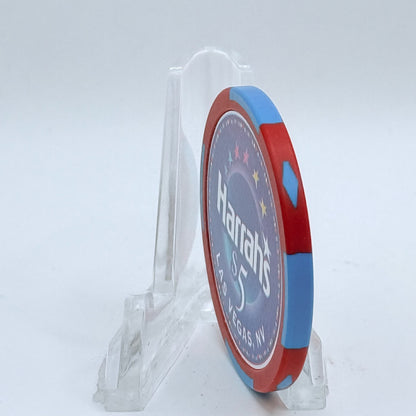 Harrah's Las Vegas Nevada 2004 'Shoot Out' LE $5 Casino Chip E3345