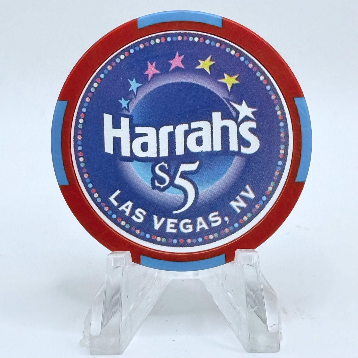 Harrah's Las Vegas Nevada 2002 'National Finals Rodeo' LE $5 Casino Chip E0937