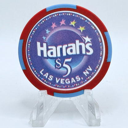 Harrah's Las Vegas Nevada 2003 'National Finals Rodeo' LE $5 Casino Chip E0938