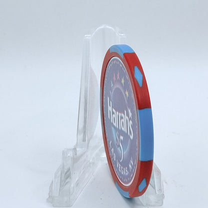 Harrah's Las Vegas Nevada 2003 'National Finals Rodeo' LE $5 Casino Chip E0938